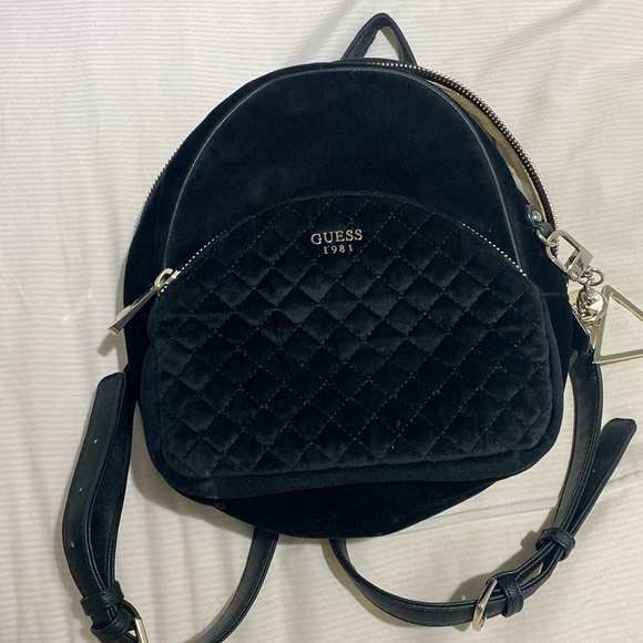 Guess Velvet Backpack - Picture 2 of 5